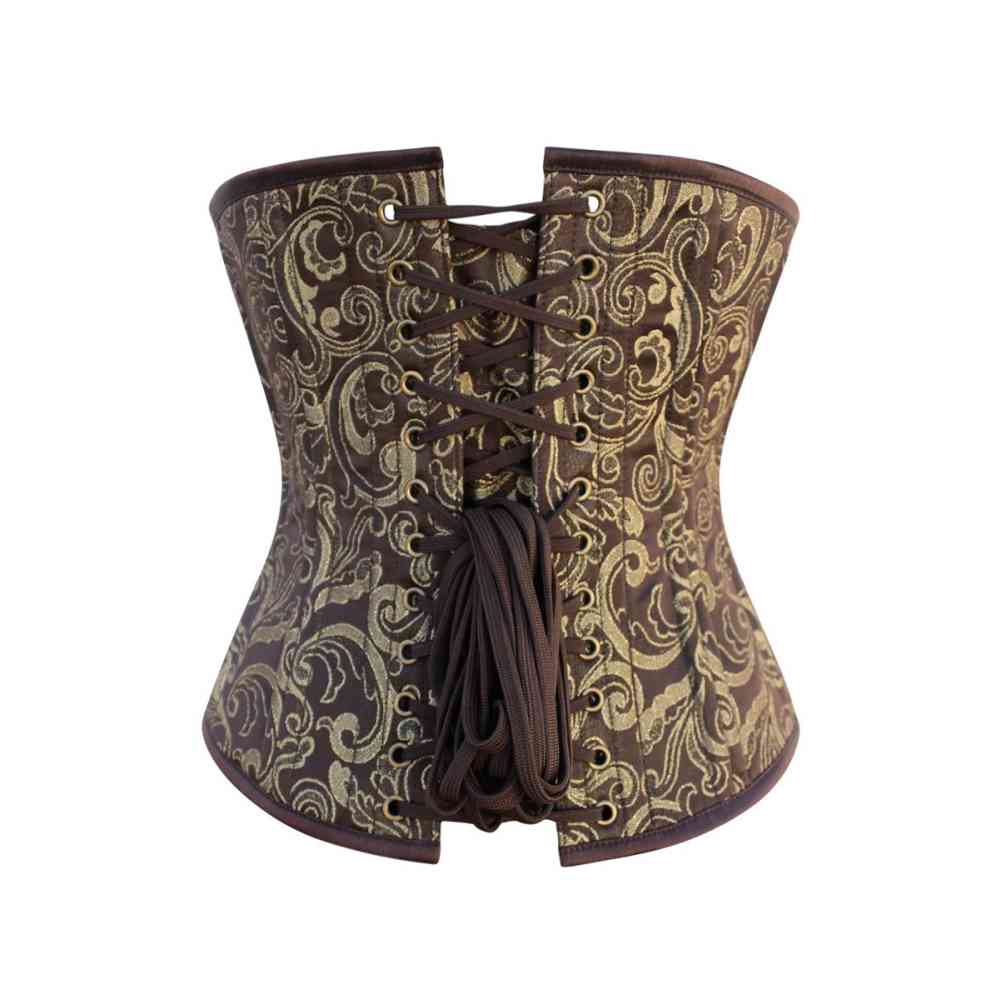 Attitude Corsets - Ohaia Corset sous la poitrine - Couleur or/Marron